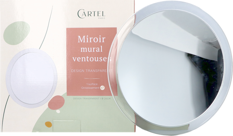 Cartel Miroir Mural 20cm Transparent M45t20 2