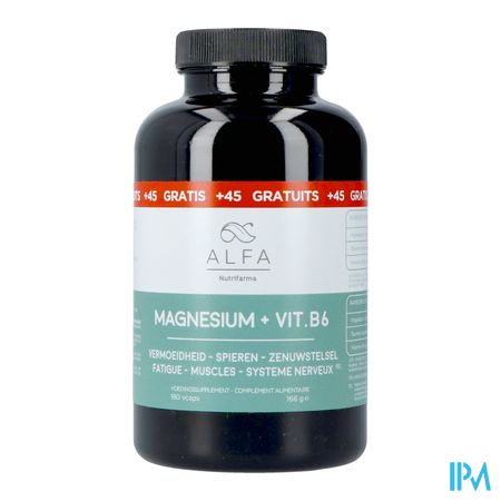 Alfa Magnesium + Vit B6 V-caps 180 1