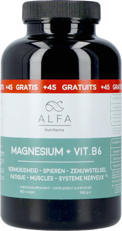 Alfa Magnesium + Vit B6 V-caps 180 1