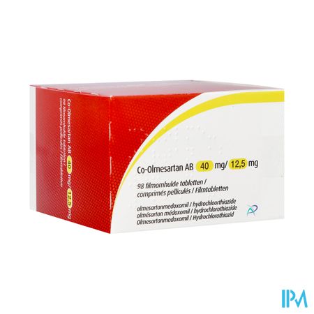 Co-olmesartan Ab 40mg/12,5mg Filmomh Tabl 98