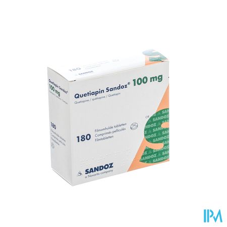 Quetiapin Sandoz Filmomh Tabl 180 X 100mg