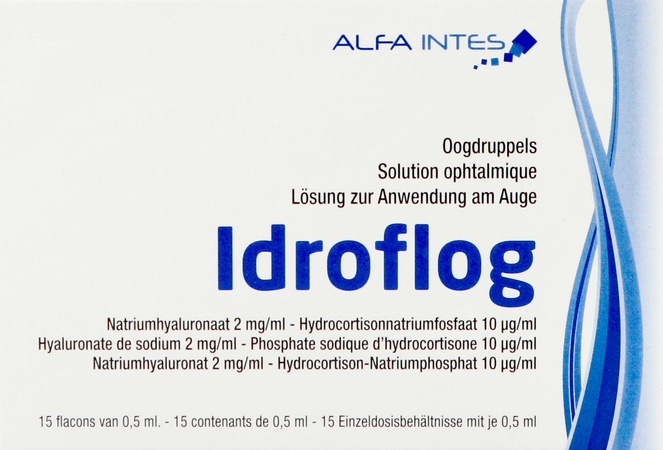 Idroflog Oogdruppels Fl 15x0,5ml 1