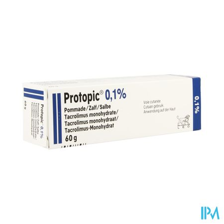 Protopic 0,1 % Pommade-zalf 60g 1