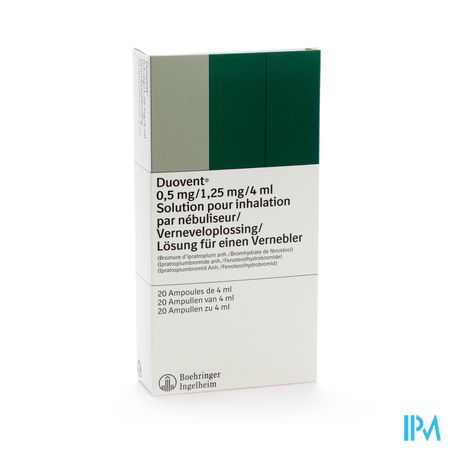 Duovent Vials Pr Inha 20x0,50mg