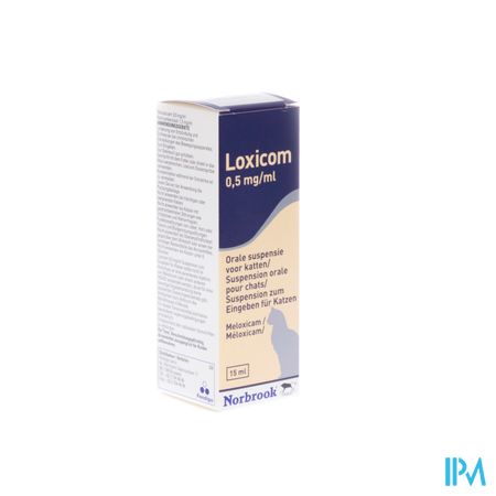 Loxicom 0,5mg/ml Orale Suspensie Kat Fl 15ml