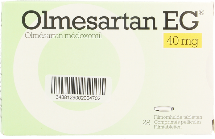 Olmesartan EG 40Mg Filmomh Tabl  28 X 40Mg 3