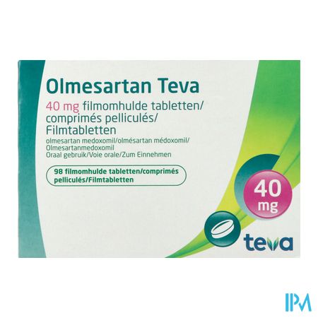 Olmesartan Teva 40mg Filmomh Tabl 98 1