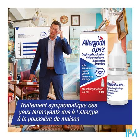 Allergodil Collyre Fl 6ml 12