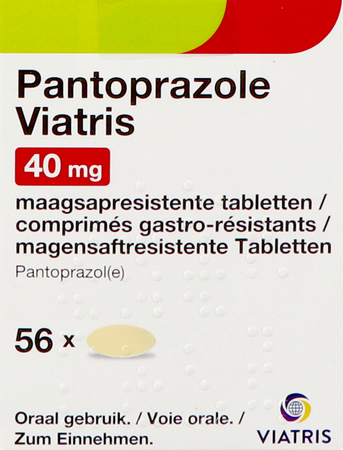 Pantoprazole Viatris 40mg Tabl Maagsapresist 56 1
