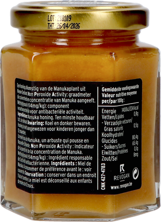Honing Manuka Npa15+/mg0514 Vast 250g Revogan 3