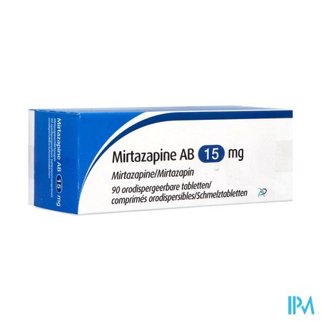 Mirtazapine Apotex 15mg Comp Orodisp 90