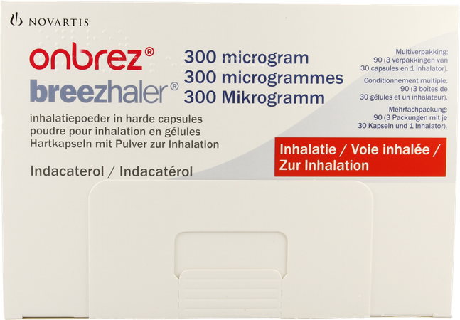 Onbrez Breezhaler 300 Mcg Pulv Inhal Caps 3x30 2