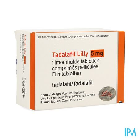 Tadalafil Lilly 5mg Filmomh Tabl 84 X 5mg