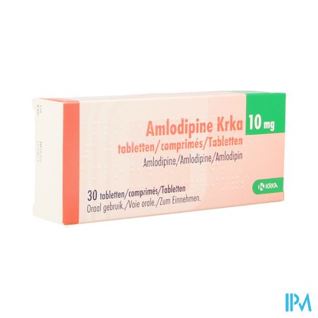 Amlodipine Krka 10mg Comp 30 X 10mg