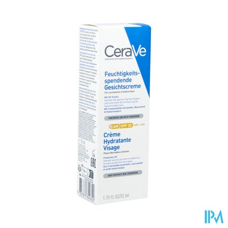 Cerave Creme Hydratante Visage Ip30 52ml