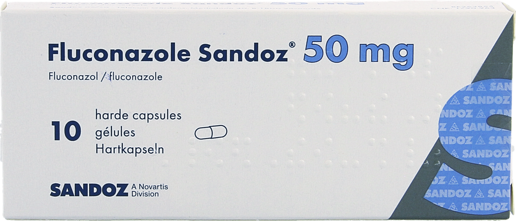 Fluconazole Sandoz Caps 10 X 50mg 3