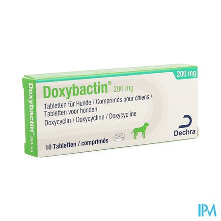 Doxybactin Honden 200mg Comp 10