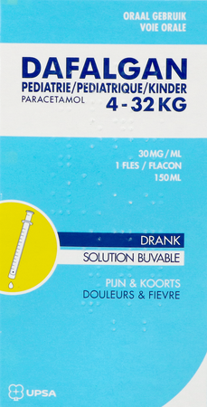 Dafalgan Pediatrie 30mg/ml Siroop 150ml 2