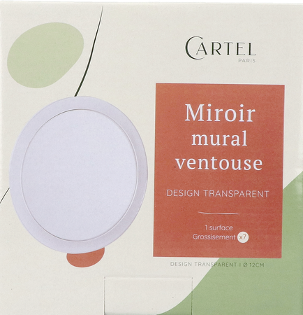 Cartel Muurspiegel 12cm Transparant M44t12 1