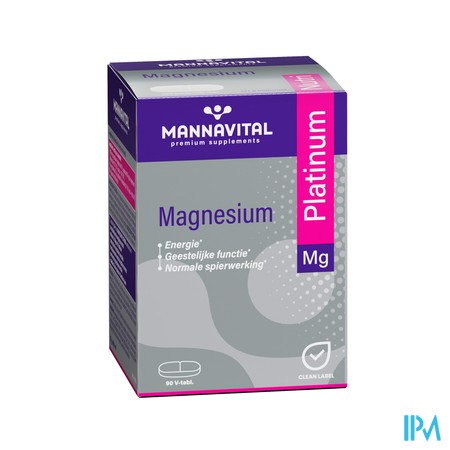Mannavital Magnesium Platinum Nf Tabl 90