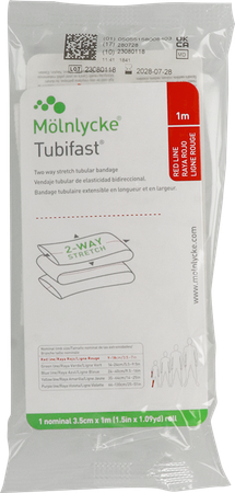 Tubifast Rood 3,50cmx 1m 1 2480 2