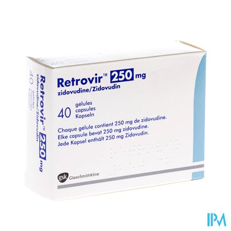 Retrovir Caps 40 X 250mg