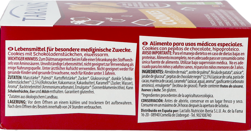 Taranis Cookies Chocoladestukjes 5x2 160g 5