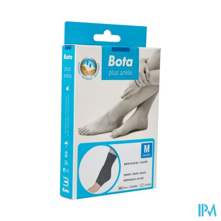Bota Plus Chevillere+velcro Noir M 21-23cm