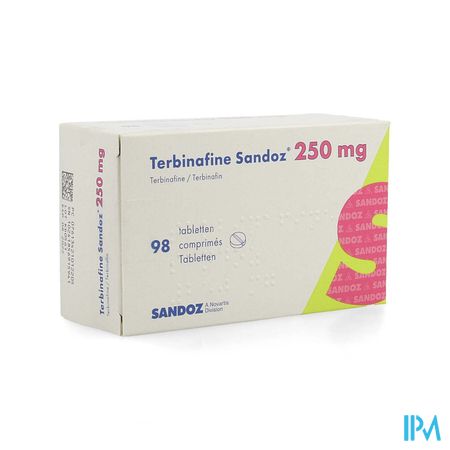 Terbinafine Sandoz Comp 98 X 250mg