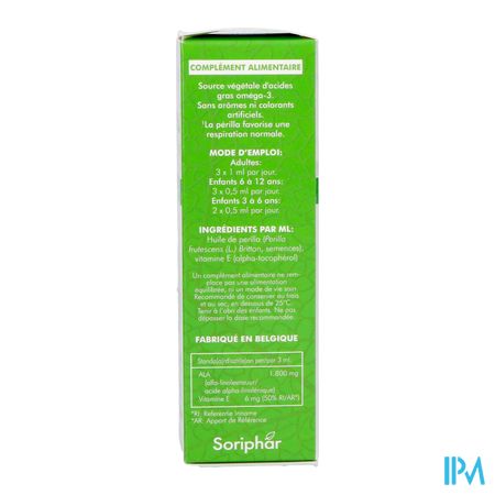 Soria Perilla Olie Omega 3 Vegan 50ml 5