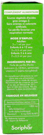 Soria Perilla Olie Omega 3 Vegan 50ml 5
