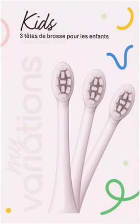 Myvariations Opzetborstels Kids White Pack 3 1