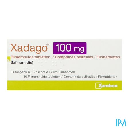 Xadago 100mg Filmomh Tabl 30 X 100mg 1