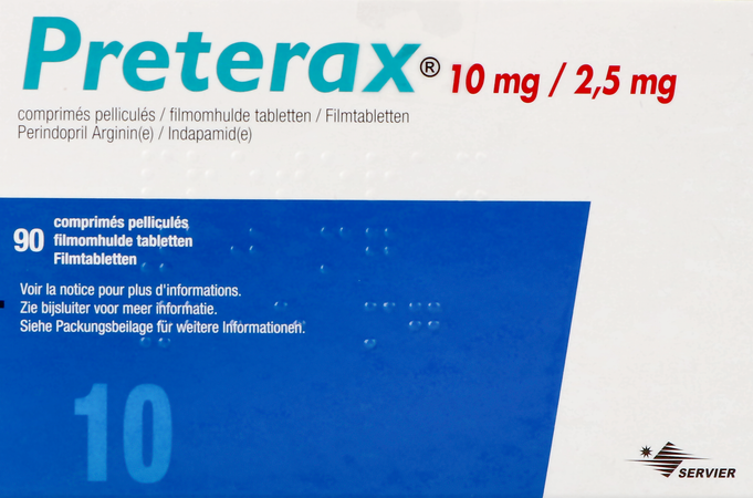 Preterax 10mg/2,5mg Impexeco Filmomh Tabl 90 Pip 1