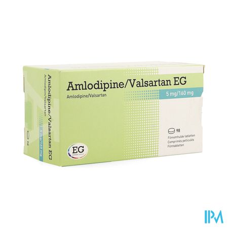 Amlodipine Valsartan EG  5Mg/160Mg Filmomh Tabl 98