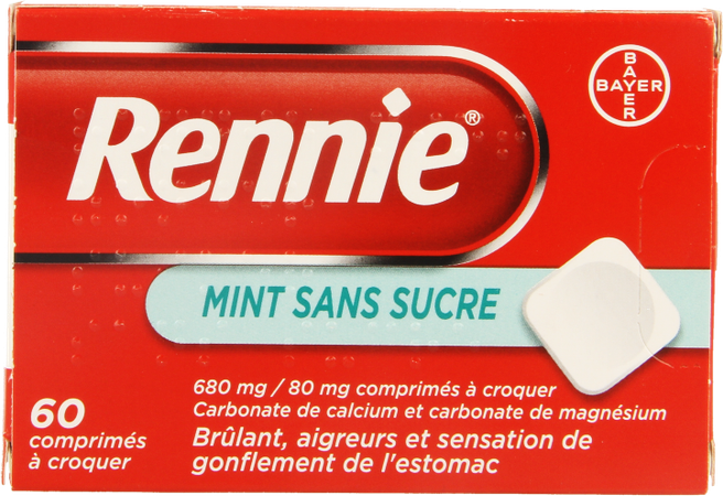 Rennie Menthe S/sucre Past 60 3