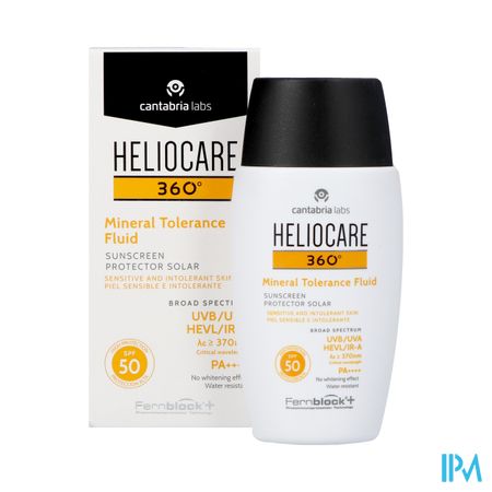 Heliocare 360° Mineral Tolerance Fluid Ip50 50ml 8