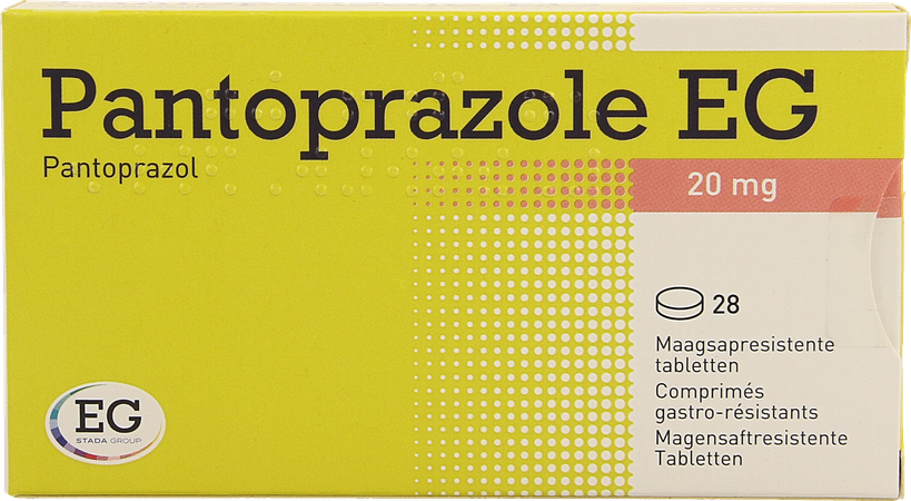 Pantoprazole EG 20Mg Maagsapresist.Tabl Blist 28 1