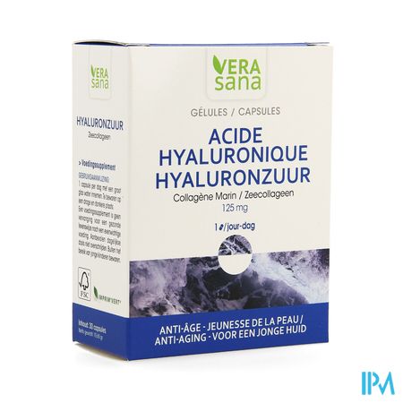 Acide Hyaluroniq.+collagen Marin Caps 30 Vera Sana