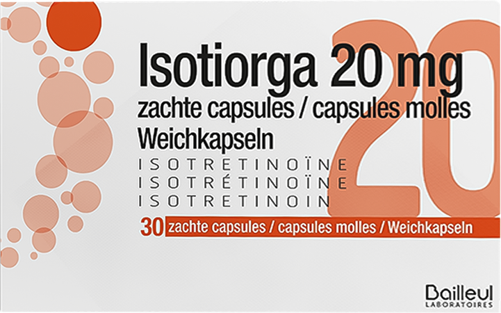 Isotiorga 20mg Zachte Caps 30 1