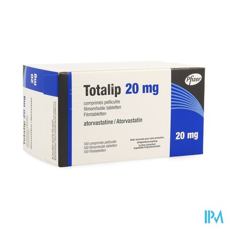 Totalip 20mg Filmomh Tabl 100