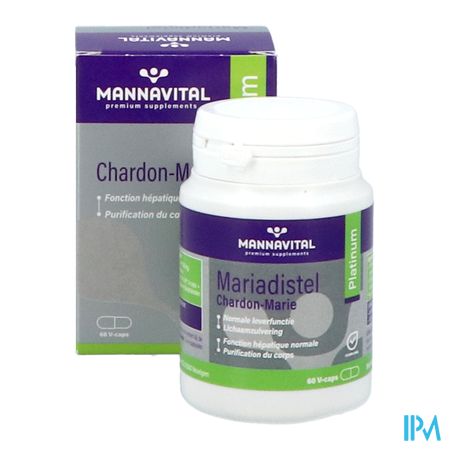 Mannavital Mariadistel Platinum V-caps 60 9