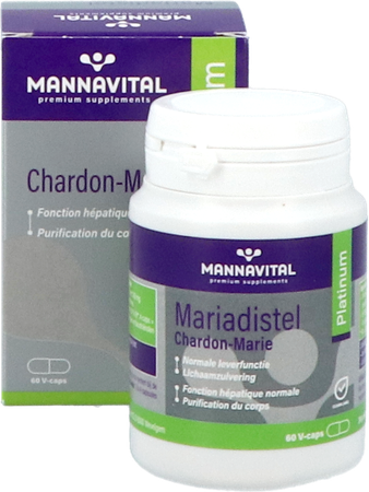 Mannavital Mariadistel Platinum V-caps 60 9