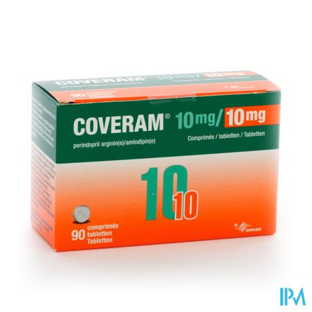 Coveram 10mg/10mg Comp 90