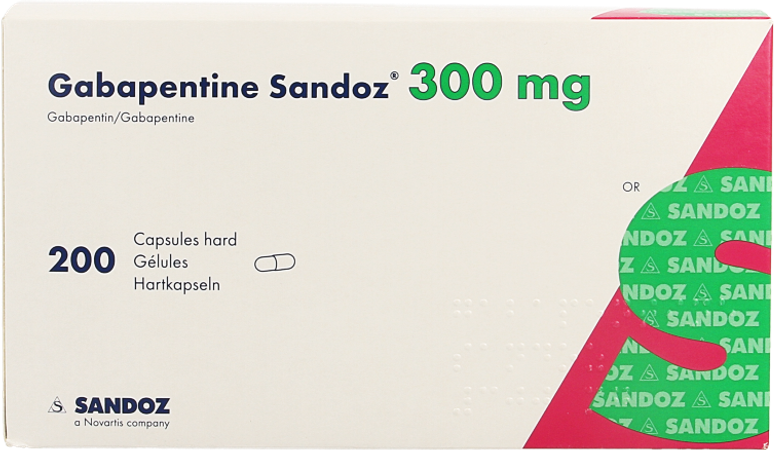Gabapentine 300mg Sandoz Caps 200 X 300mg 5