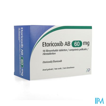 Etoricoxib Ab 60mg Comp Pell 98 X 60mg