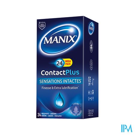 Manix Contact Plus Preservatifs 24