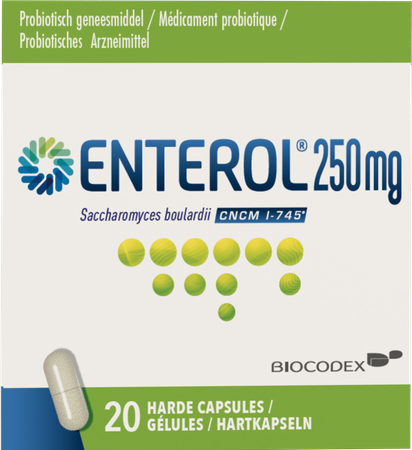 Enterol 250mg Caps Harde Dur 20 X 250mg 1