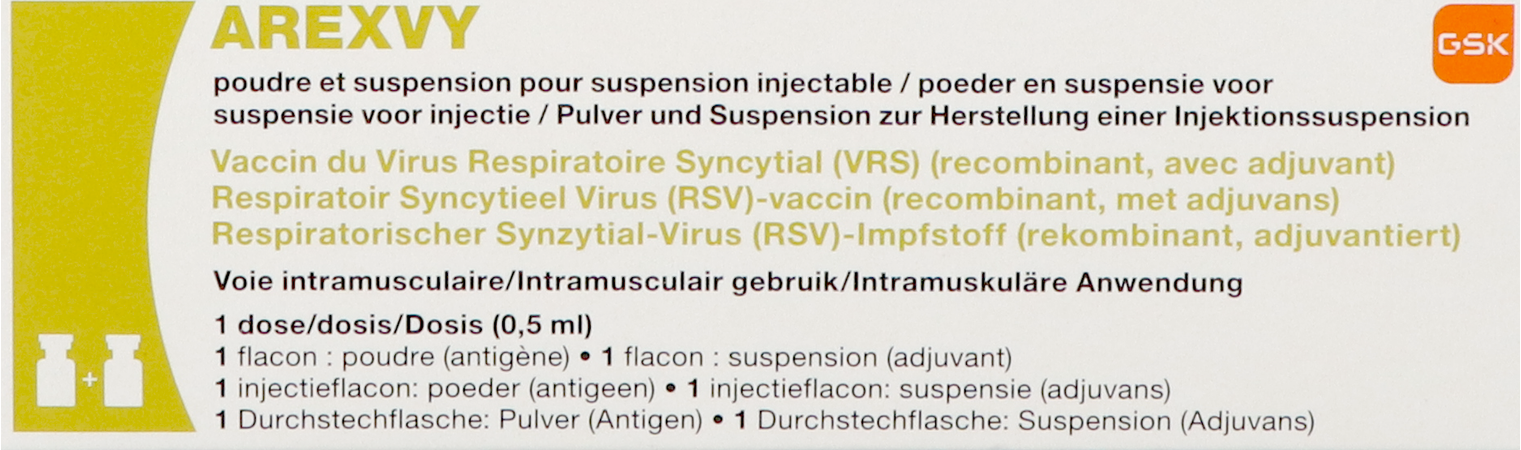 Arexvy 120mcg Pdr & Susp Inj Rsv Fl 1x0,5ml 3
