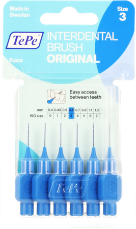 Tepe Interdental Brush 0,60mm Blue 6 5